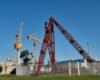 tribute vigo shipyards old red crane presides charming roundabout 1114384 2382 1